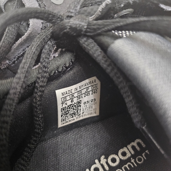 Adidas Women's Fukasa Runinning Shoes Black/White IF2816 - Picture 6 of 8